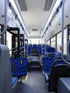 bus sedili posteriori Sedili posteriori di un bus